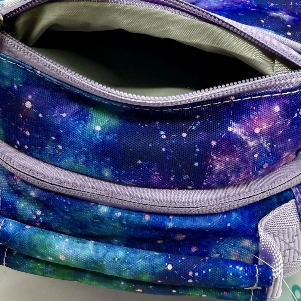 Choco Mocha‎ Purple Galaxy Backpack for Teen Girls 17